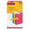 Smead Hanging File Folder, Assorted Colors, PK25, Tab Cut: 1/5 64159